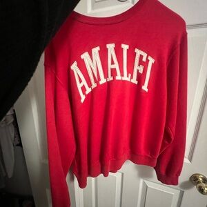 Hollister Red Crewneck Sweatshirt